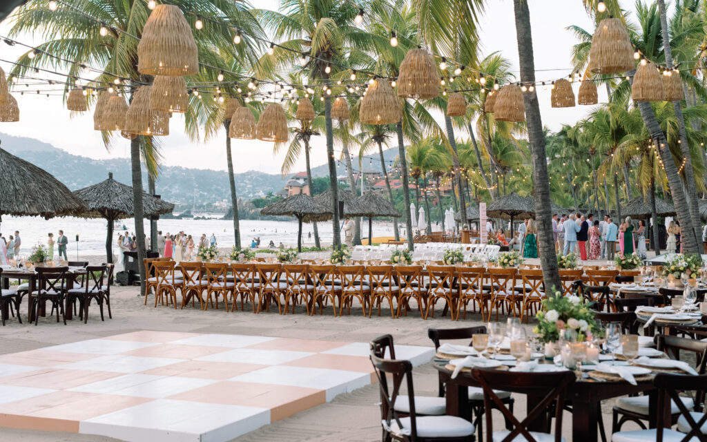 beachfront dance floor